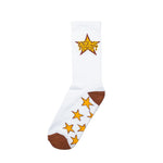 Star Logo Socks - Brown
