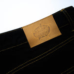 Logo Denim Shorts - Black