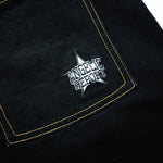 Logo Denim Shorts - Black