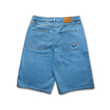 Logo Denim Shorts - Washed Indigo
