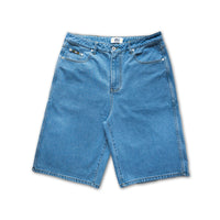Logo Denim Shorts - Washed Indigo