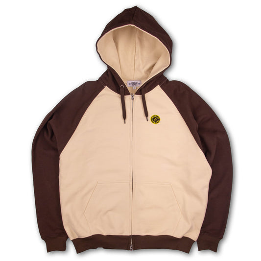 Quarter Hoodie - Brown