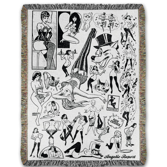 Pleasures Throw Blanket