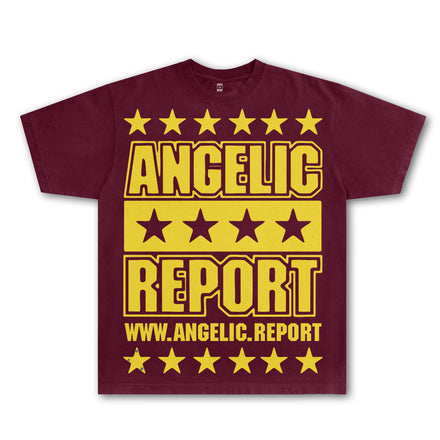 Online Piracy Tee - Burgundy