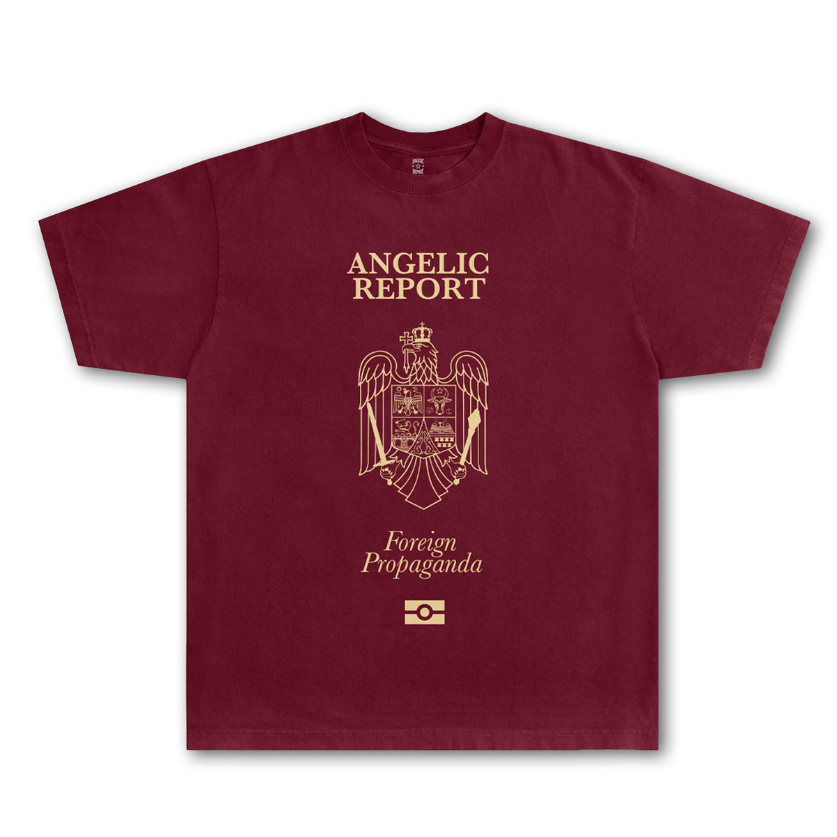Passport Tee - Burgundy